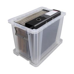 Plastic storage box 18,5 liter WHITEFURZE colorless 