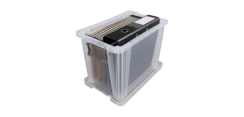 Aufbewahrungsbox in Plastik 18,5 Liter WHITEFURZE farblos