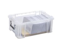 Plastic opbergbox 15 L WHITEFURZE kleurloos