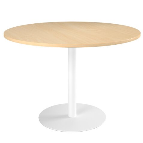 Meeting table round metal column base Excellens