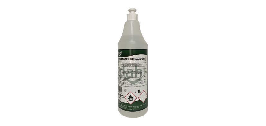Gel hidroalcohólico higienizante Dahi - Botella 1 litro