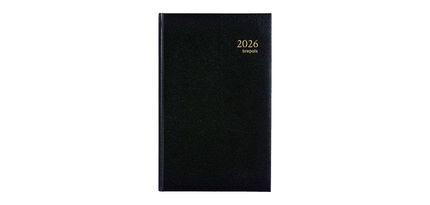 Agenda Brepols Travers Carré journalier - Année 2026 - 14 x 21,4 cm