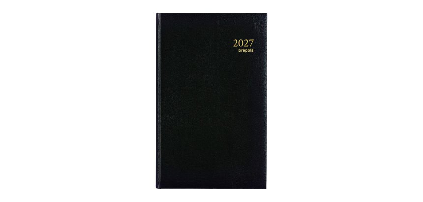 Agenda Brepols Travers Carré journalier - Année 2027 - 14 x 21,4 cm