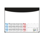Sous-main avec calendrier 2026 55 x 40,5 cm noir