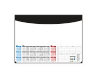 Sous-main papier avec calendrier 2027, L 55 x H 40,5 cm noir