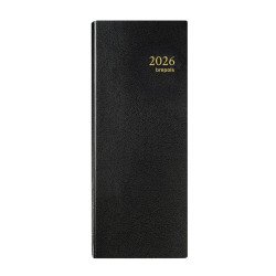 Agenda Brépols Euros/Centimes Long journalier - Année 2026 - 13 x 33 cm