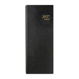 Agenda journalier Brépols Euros / Centimes Long - année 2027 - 13 x 33 cm noir
