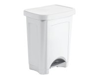 Papelera de plástico con pedal 50L