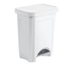 Papelera de plástico con pedal 25L