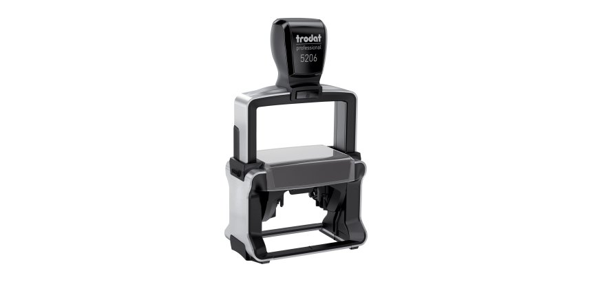 Tampon encreur personnalisé automatique Trodat Professional Line 5206 monochrome 7 lignes