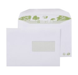 Enveloppen voor automatisch plooien 162 x 229 mm GPV ERA PURE 80g met venster 45 x 100 mm wit - doos van 500