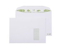 Sobre para máquinas de inserción automática 229 x 324 mm ERAPURE 90 g con ventana 105 x 50, solapa autoadhesiva - Caja de 250