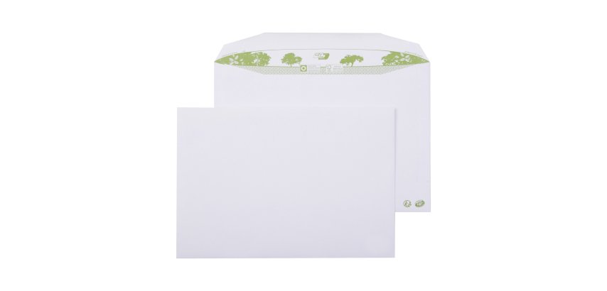 Recycled envelope for automatic inserting - 229 x 324 mm 90 g - No window - Gummed flap - GPV ERAPURE - Box of 250
