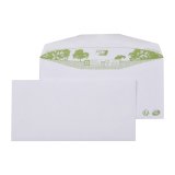 Enveloppe pour mise sous pli automatique 114 x 229 mm GPV ERA PURE 80g sans fenêtre blanche - Boîte de 1000