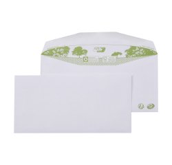 Enveloppen voor automatisch plooien 114 x 229 mm GPV ERA PURE 80g zonder venster wit - doos van 1000