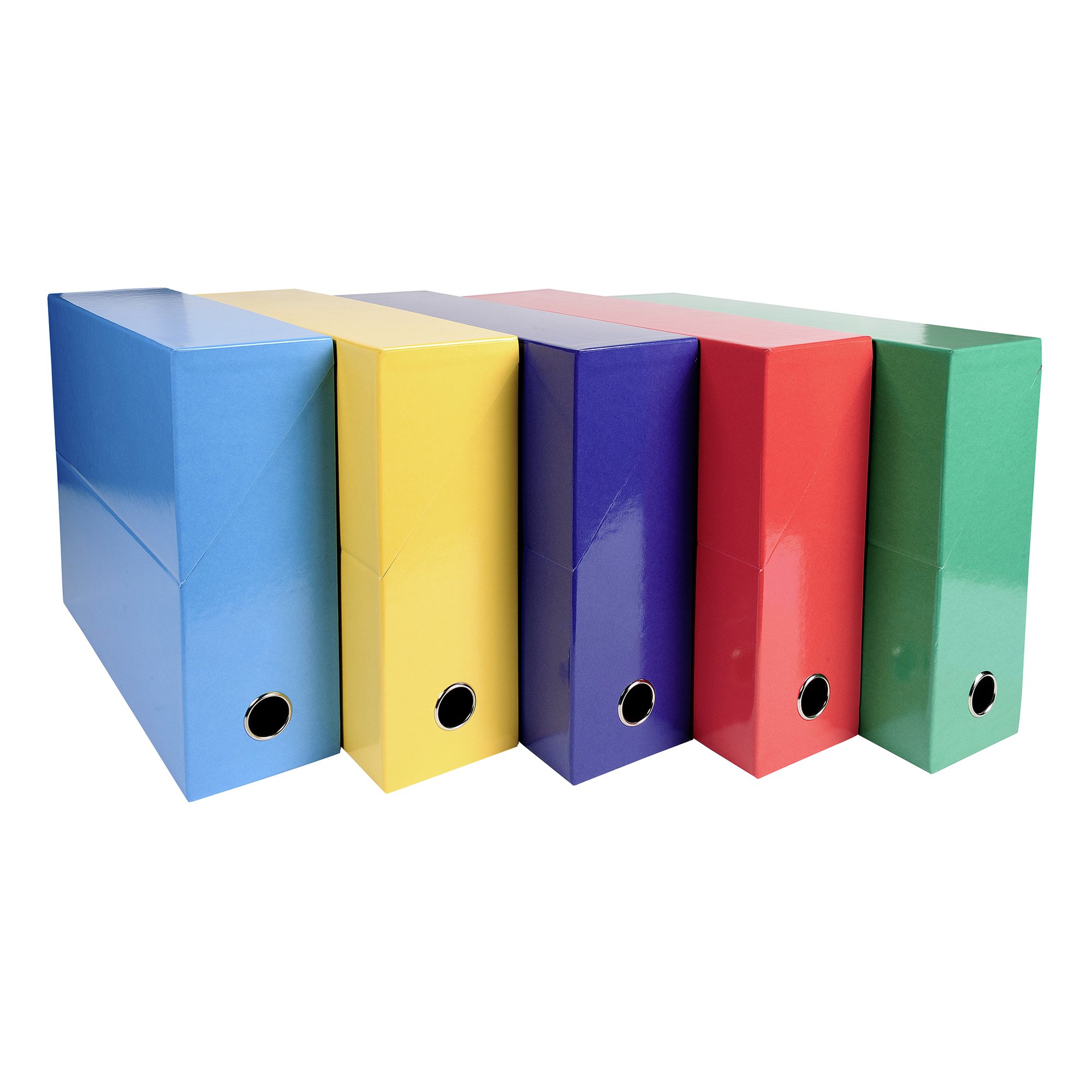 Exacompta Boîte Classement IDERAMA A4 - Dos 40mm, Bleu Ciel, Fabriqué En France