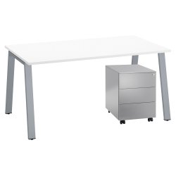 Set scrivania Ecla l160 cm + cassettiera