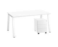 Set scrivania Ecla l160 cm + cassettiera