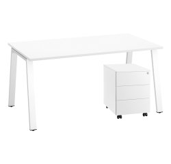 Set scrivania Ecla l160 cm + cassettiera