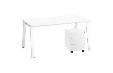 Set scrivania Ecla l160 cm + cassettiera