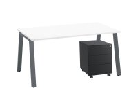 Set scrivania Ecla l160 cm + cassettiera
