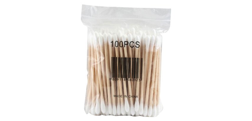 Wooden cotton buds - bag of 100