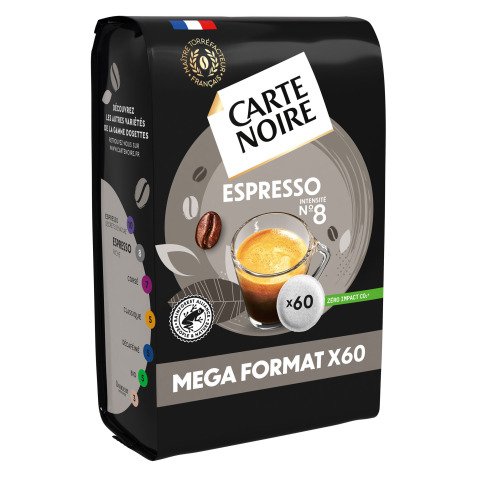 Pack 2 paquets de 60 dosettes de café Carte Noire Espresso + 1 paquet OFFERT