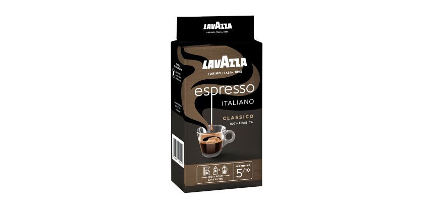 Café moulu Lavazza Espresso Classico - Paquet de 250 g