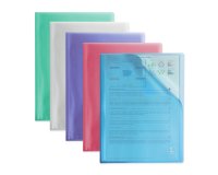 Document holder 2ND LIFE OXFORD polypropylene A4 20 sleeves - 40 sights assorted colors