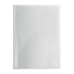 Document holder 2ND LIFE OXFORD polypropylene A4 20 sleeves - 40 sights translucent