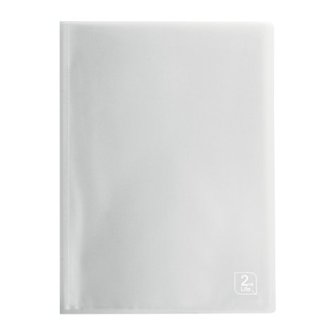 Document holder 2ND LIFE OXFORD polypropylene A4 20 sleeves - 40 sights translucent