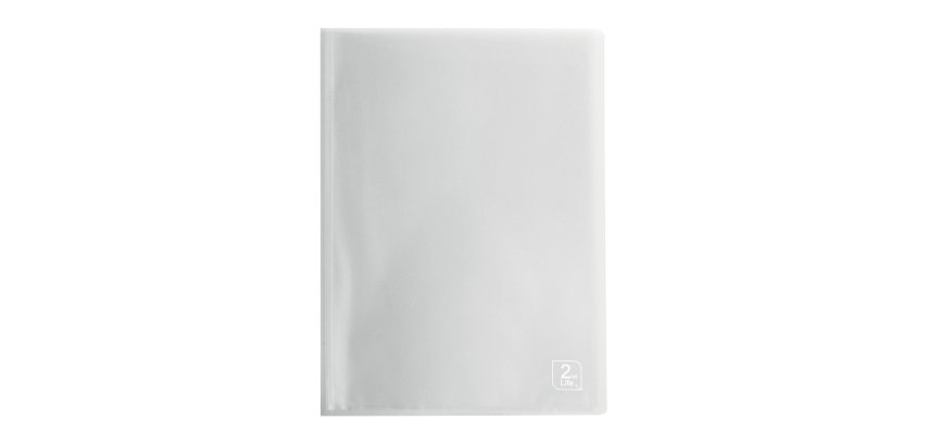 Document holder 2ND LIFE OXFORD polypropylene A4 20 sleeves - 40 sights translucent