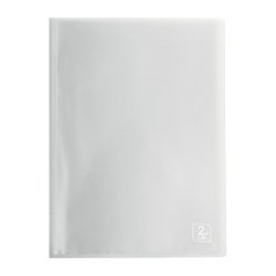 Document holder 2ND LIFE OXFORD polypropylene A4 40 sleeves - 80 sights translucent