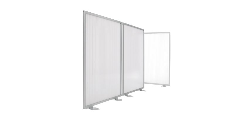 Mampara covid de pie 100 x 120 cm