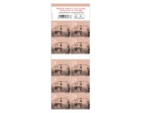 Blister  10x10 stamps King Filip NON Prior Nat 1 (Belgium). (This item will not count towards your gift or calculation of possible postal charges)