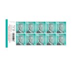 Blister  10x10 stamps King Filip NON Prior Nat 1 (Belgium). (This item will not count towards your gift or calculation of possible postal charges)