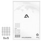 Notepad Aurora A5 148 x 210 mm 5 x 5 200 pages