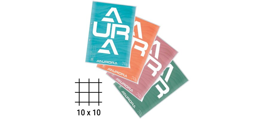 Blocs de cours Splendid quadrillage 10x10