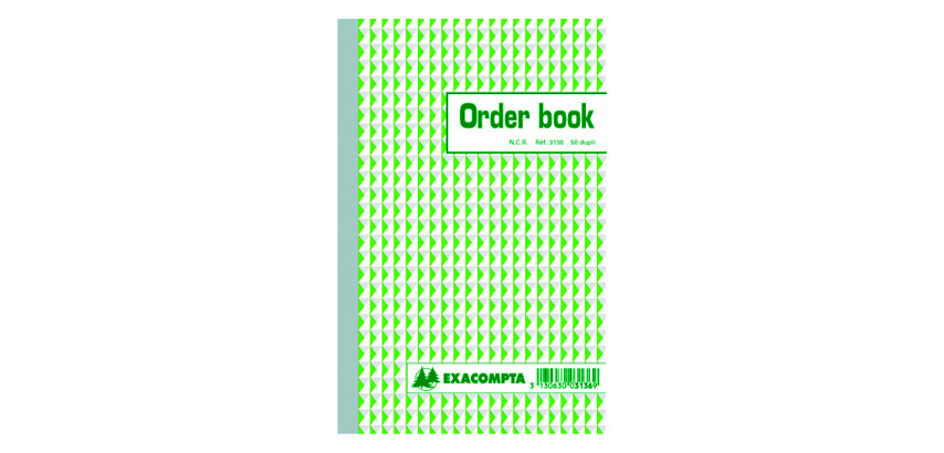 Standard auto-copying order books 210 x 135 mm 50-2