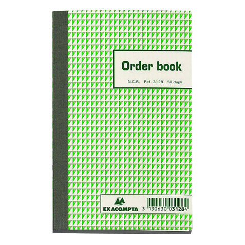 Standard auto-copying order books 175 x 105 mm 50-2