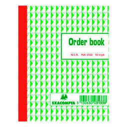Standard auto-copying order books 135 x 105 mm 50-3