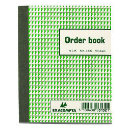 Standard auto-copying order books 135 x 105 mm 50-2