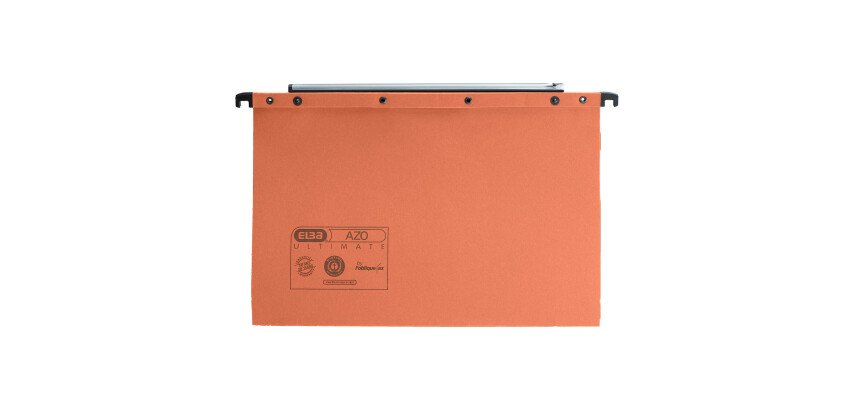 Akte für Schubladen mit kraftpapierboden V normal orange - Breites Format (Abstand 39 cm)
