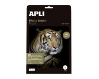 Papel Fotográfico Apli Bright Brillante A4 240g Paquete de 20 hojas