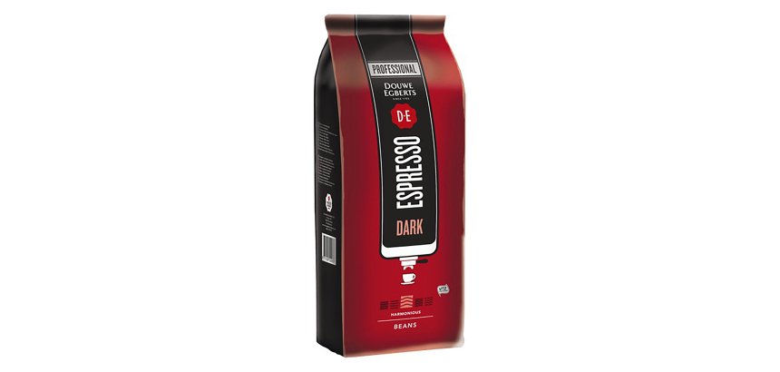 Paquet de 1 kg café en grains Douwe Egberts Dark Roast 100% Arabica