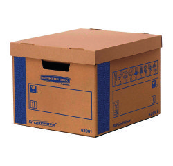 Caja de mudanza automática SmoothMove Prime FastFold de Fellowes.