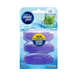Promotion pack Mr. Proper Ambi Pur 5 in 1 fresh water & mint - 3 exemplaries
