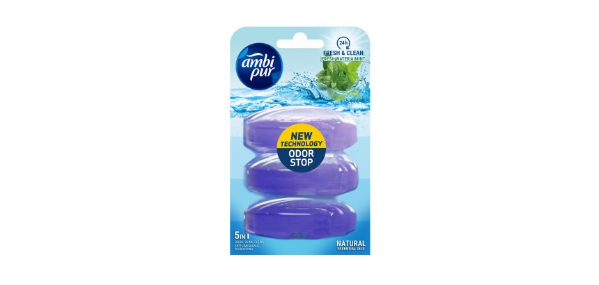 Promotion pack Mr. Proper Ambi Pur 5 in 1 fresh water & mint - 3 exemplaries