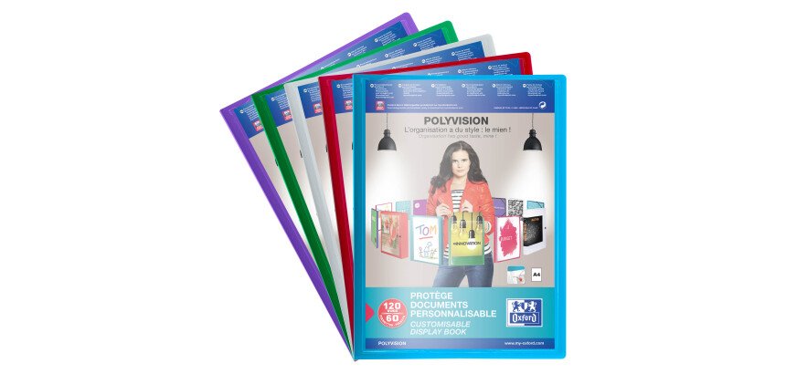 Protège-documents Polyvision Oxford 60 pochettes - 120 vues