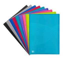Carpeta de fundas A4 de polipropileno Osmose Oxford de 80 fundas- 160 visualizaciones colores surtidos
